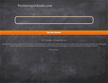 Tablet Screenshot of businessquicksale.com